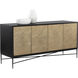 Algarve 68 X 20 inch Black / Champagne Gold Sideboard